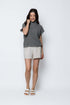 Shawna SAMPLE-Sleeveless Funnel Neck