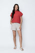 Shawna SAMPLE-Sleeveless Funnel Neck