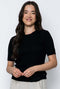Cally-Cabled Tissue Knit Crew