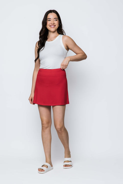 Brigit-Luxe Fleece Tennis Skirt