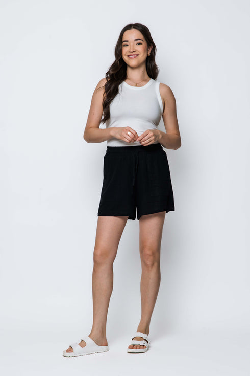 Steph-Woven Easy Shorts