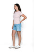 Sarah-Envelope Neck Tee