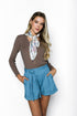 Kristin-Slim Rib Cardi
