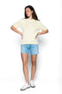 Shelly-Short Sleeve Crew Sweater