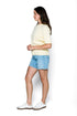 Shelly-Short Sleeve Crew Sweater