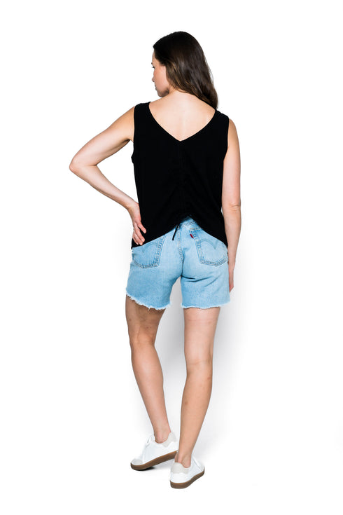 Kendall-Cinched Convertible Blouse