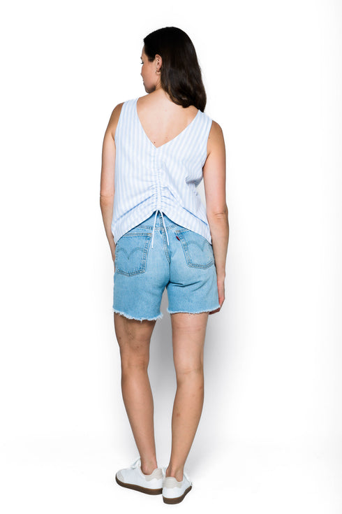 Kendall-Cinched Convertible Blouse