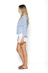 Zoe-Tie Front Blouse