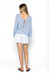 Zoe-Tie Front Blouse