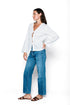 Zoe-Tie Front Blouse