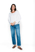 Zoe-Tie Front Blouse