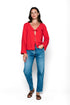 Zoe-Tie Front Blouse