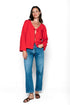 Zoe-Tie Front Blouse