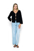 Zoe-Tie Front Blouse