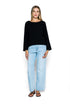 Zoe-Tie Front Blouse