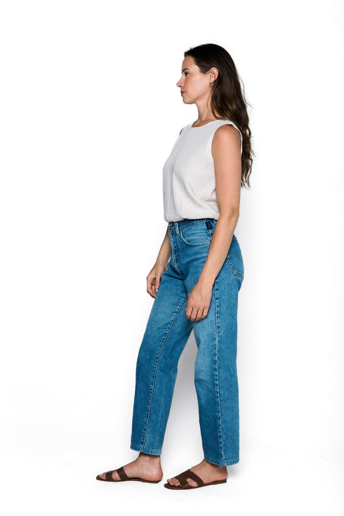 Gabbie-Cinched Hem Blouse