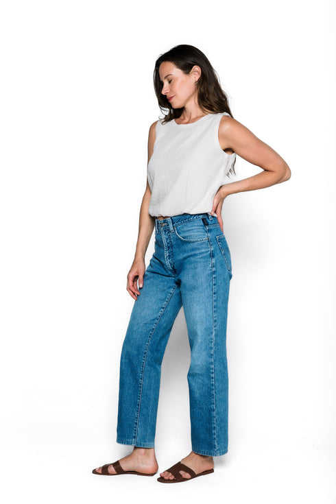 Gabbie-Cinched Hem Blouse