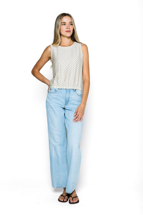 Gabbie-Cinched Hem Blouse