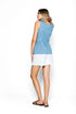 Diana-Fluid Twill Half-Peplum Vest