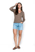 Kristin-Slim Rib Cardi