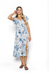 Elody-Flutter Sleeve Dress