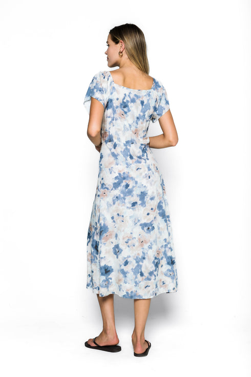 Elody-Flutter Sleeve Dress