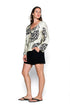 Zoe-Tie Front Blouse