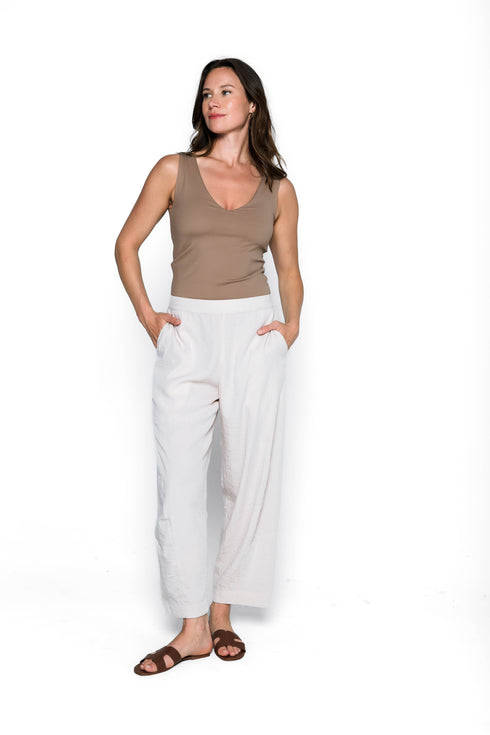 Rowan-Slim Line Barrel Leg Pant