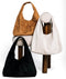 Nicola-Faux Suede Slouchy Tote 3 pack