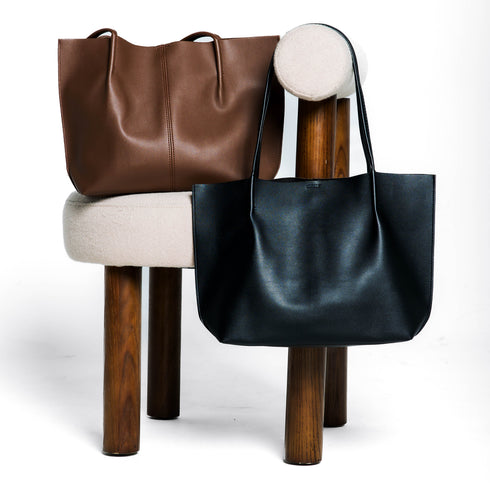 Lola-Pleather Tote 4 pack