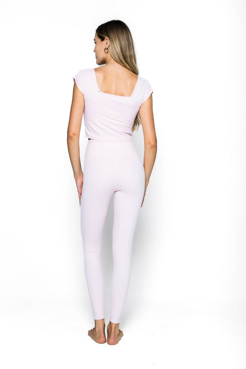 Ginger-Ruched Sleeve Tee