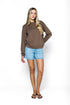 Jenna-Luxe Fleece Crew Sweatshirt