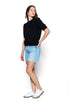Bella-Luxe Fleece Puff Sleeve Crew