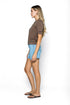 Bella-Luxe Fleece Puff Sleeve Crew