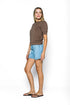 Bella-Luxe Fleece Puff Sleeve Crew